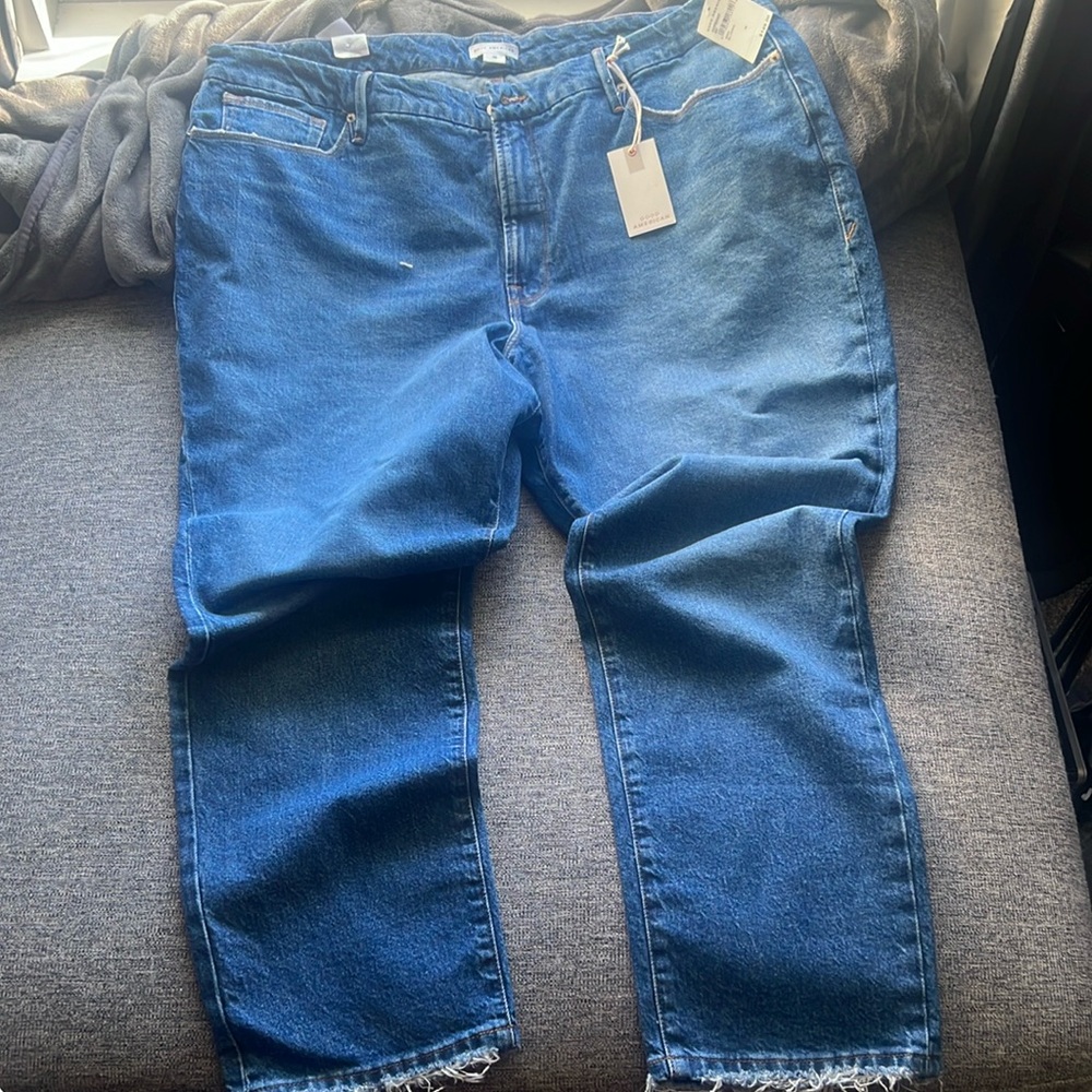 Good American NWT Size 18 Good Classic Mid Wash Jeans